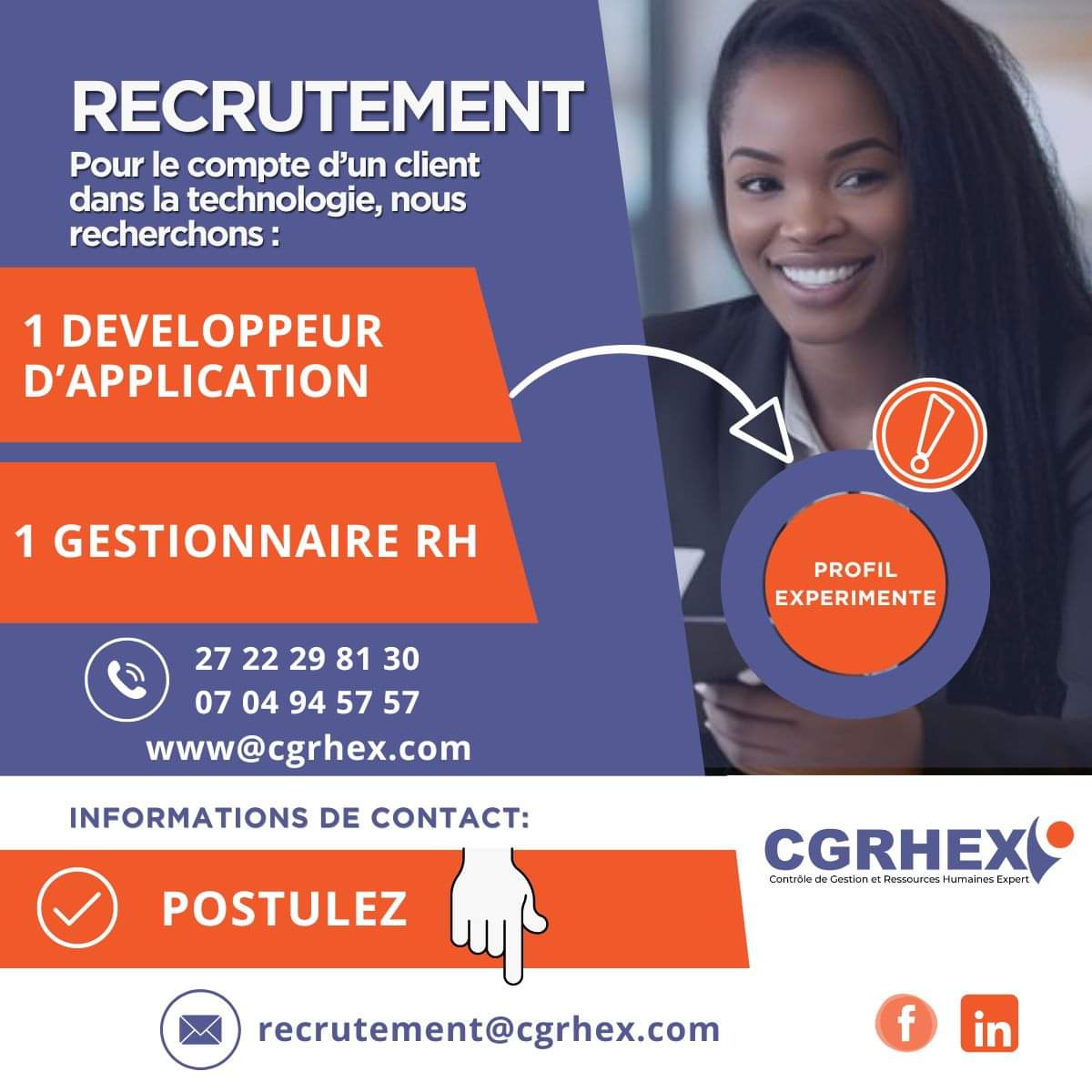 Recrutement en cours